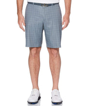 Mens Stretch Plaid Print Short-Shorts-Callaway Apparel