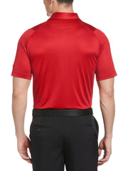 Men's Swing Tech Solid Golf Polo Shirt (Tango Red) 