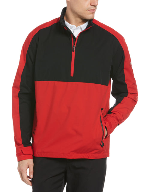 Mens Swing Tech 1/4 Zip Color Block Golf Jacket-Jackets-Callaway