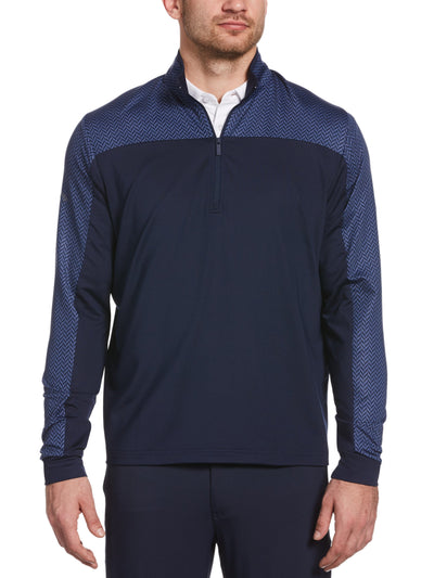 Mens Swing Tech™ 1/4 Zip Pieced Golf Jacket-Jackets-Callaway