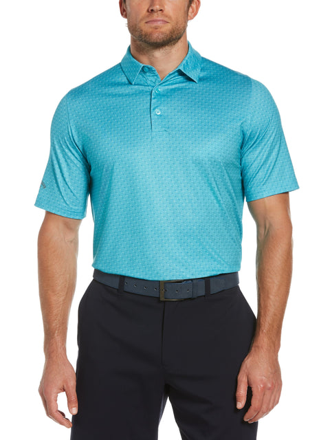 Mens Allover Chevron Golf Polo-Polos-Callaway