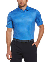 Mens Allover Chevron Golf Polo-Polos-Callaway