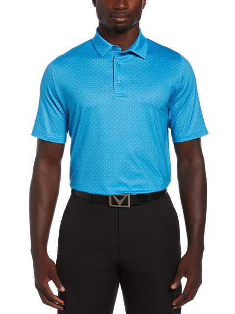 Mens Allover Chevron Golf Polo-Polos-Callaway