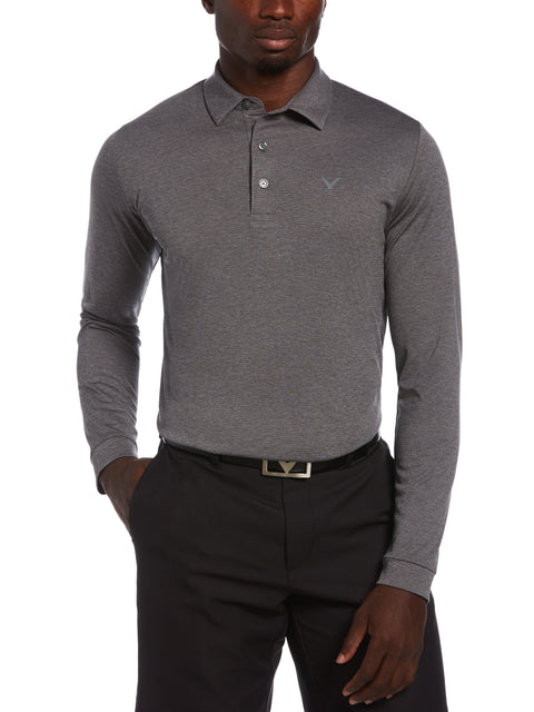 Mens Swing Tech™ Essential Long Sleeve Polo-Polos-Callaway