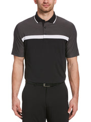 Mens Swing Tech Fine Line Color Block Golf Polo-Polos-Callaway