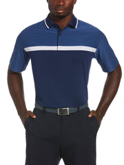 Mens Swing Tech Fine Line Color Block Golf Polo-Polos-Callaway