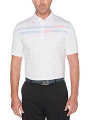 Mens Swing Tech Linear Printed Polo-Polos-Callaway