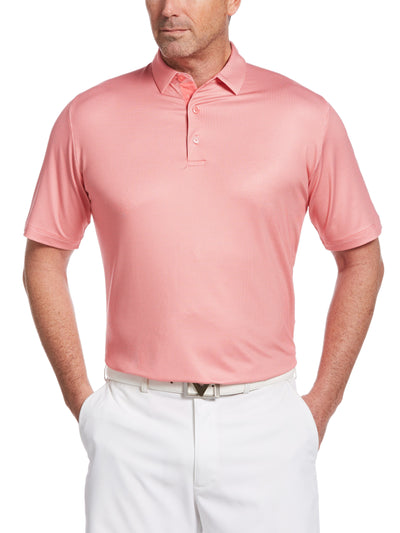 Mens Swing Tech Printed Gingham Polo-Polos-Callaway