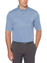 Mens Swing Tech Stitch Print Polo-Polos-Callaway