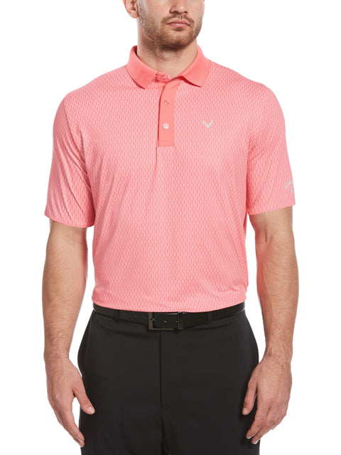 Mens Swing Tech Tee Print Polo-Polos-Callaway