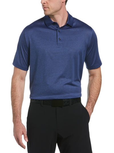 Mens Ventilated Heather Jacquard Golf Polo-Polos-Callaway