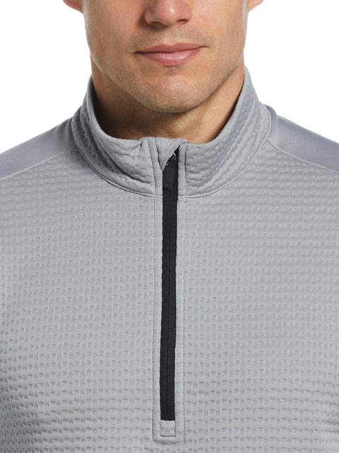 Mens Textured 1/4 Zip Golf Pullover-Jackets-Callaway