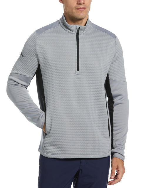 Mens Textured 1/4 Zip Golf Pullover-Jackets-Callaway