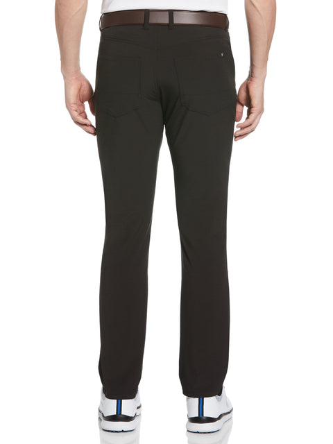 Textured 5 Pocket Golf Pant (Black Heather) 