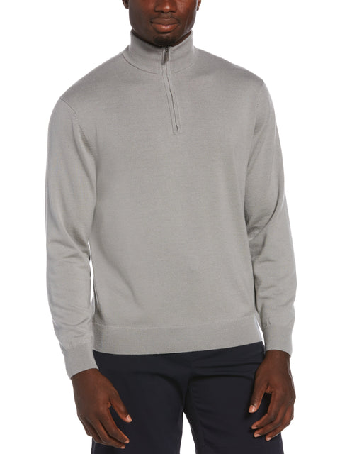 Mens Thermal Merino Wool 1/4 Zip Sweater-Jackets-Callaway