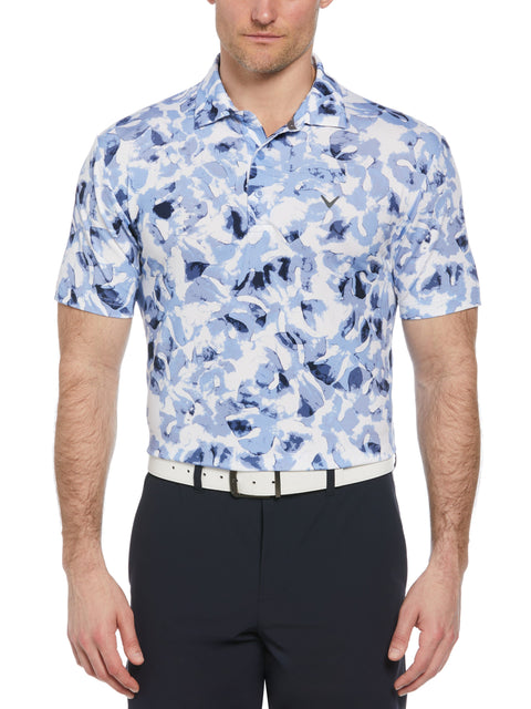 Mens Tie Dye Palm Print Golf Polo-Polos-Callaway