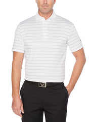 Mens Ventilated Stripe Golf Polo-Polos-Callaway