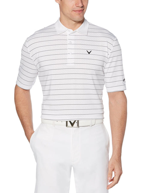 Mens Ventilated Stripe Polo-Polos-Callaway