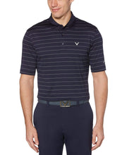 Mens Ventilated Stripe Polo-Polos-Callaway Apparel