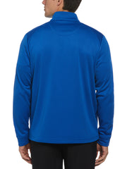 Textured Stripe 1/4 Zip Pullover (Lapis Blue) 