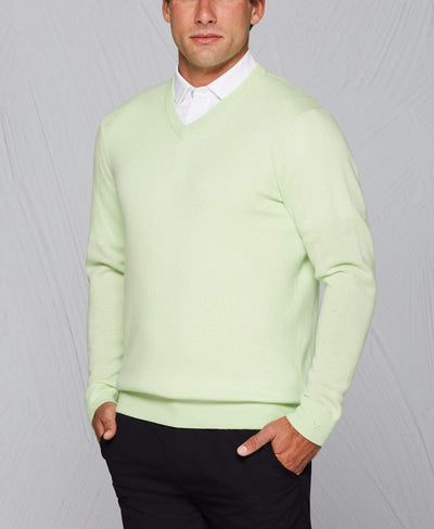 Tour Authentic Cashmere V-Neck Sweater-Sweaters-Callaway Apparel