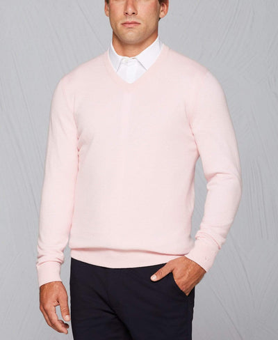 Tour Authentic Cashmere V-Neck Sweater-Sweaters-Callaway Apparel