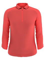 Womens 3/4 Sleeve Swing Tech Shadow Stripe Polo-Polos-Callaway