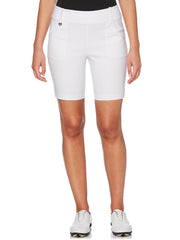 Womens 19" Tech Stretch Solid Short-Shorts-Callaway