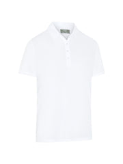 Short Sleeve All Over Tee Time Print Polo (Bright White) 