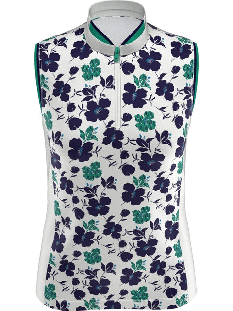 Womens Tropical Print Polo-Polos-Callaway Apparel