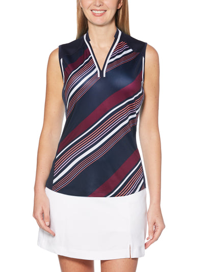 Womens Bias Stripe Shirt-Polos-Callaway