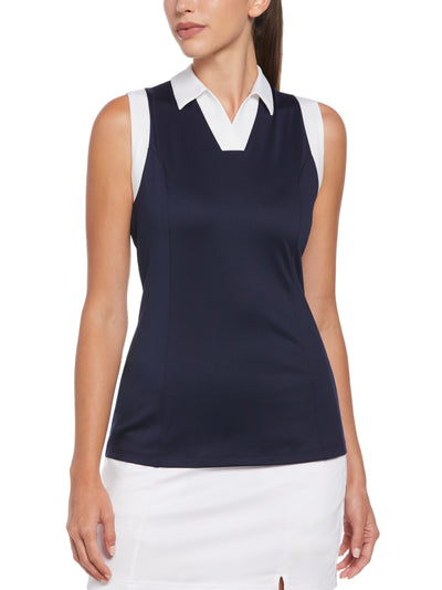 Womens Color Block V-Placket Golf Polo-Polos-Callaway