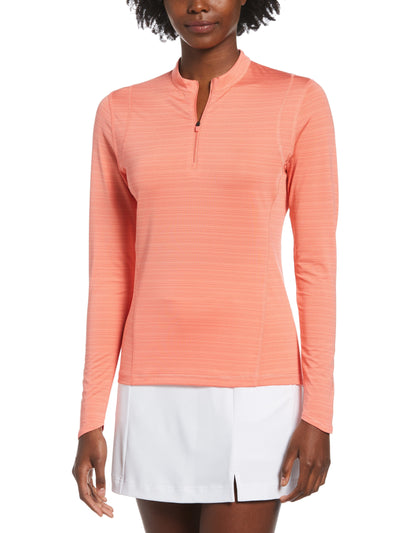 Womens High Crew Neck Sun Protection Top-Jackets-Callaway