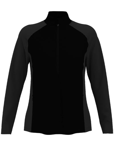 Womens Light Weight Mixed Media 1/2 Zip Windwear-Jackets-Callaway