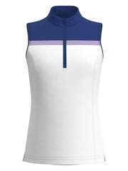 Womens Mock Neck Sleeveless Polo-Polos-Callaway