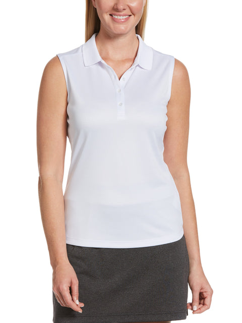 Womens Opti Dri Sleeveless Polo-Polos-Callaway