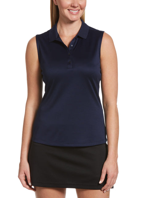 Womens Opti Dri Sleeveless Polo-Polos-Callaway