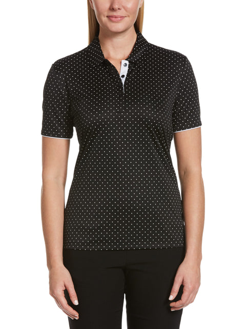 Womens Polka Dot Polo-Polos-Callaway