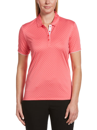 Womens Polka Dot Polo-Polos-Callaway