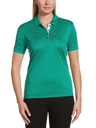 Womens Polka Dot Polo-Polos-Callaway