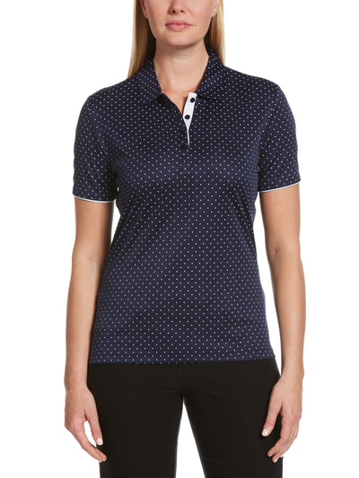 Womens Polka Dot Polo-Polos-Callaway