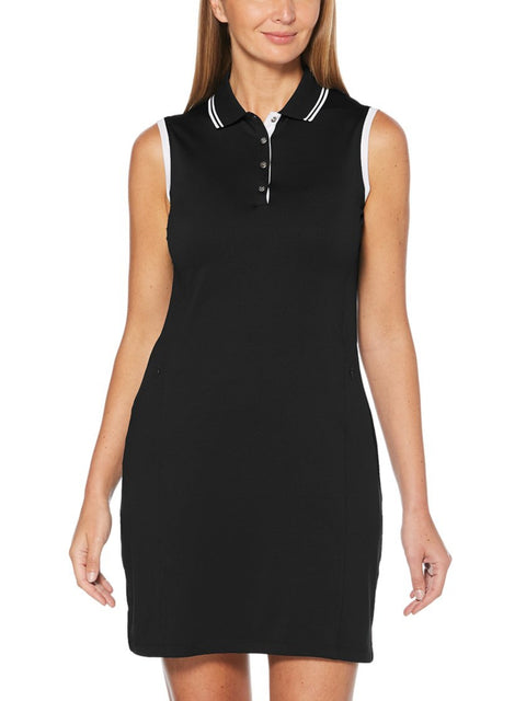 Womens Sleeveless Polo Dress-Dresses-Callaway