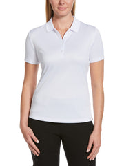 Womens Swing Tech Solid Polo-Polos-Callaway