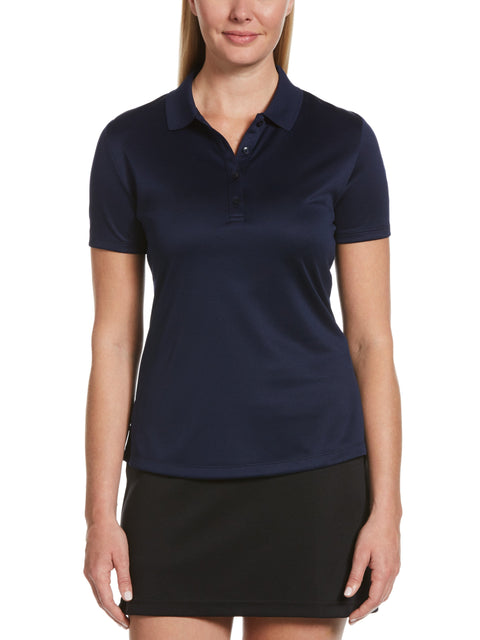 Womens Swing Tech Solid Polo-Polos-Callaway