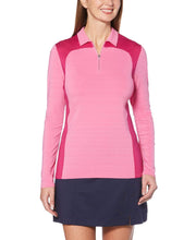 Womens Sun Protection 1/4 Zip Polo-Polos-Callaway Apparel