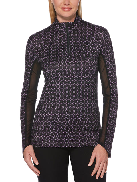 Womens Sun Protection Allover Print Shirt-Jackets-Callaway