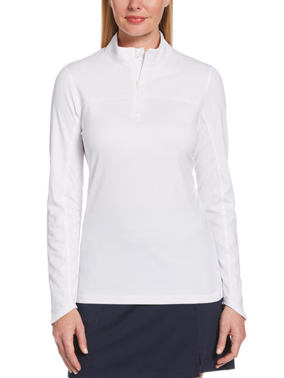 Womens Sun Protection Jacquard Block Shirt-Jackets-Callaway