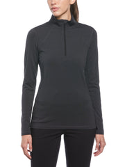 Womens Long Sleeve Lightweight Colorblock 1/4 Zip-Jackets-Callaway