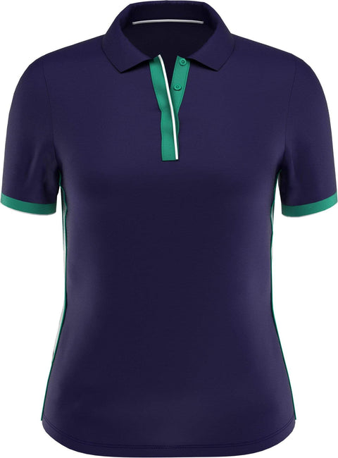 Womens Swing Tech Color Block Polo-Polos-Callaway Apparel