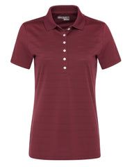 Short Sleeve All Over Tee Time Print Polo (Zinfandel) 